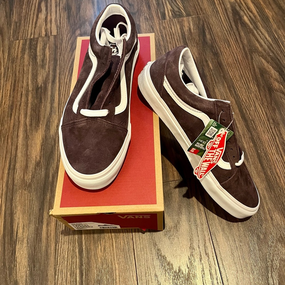 Wine Maroon Suede Vans Old Skool Sneaker Men’s 9.5 Women’s 11